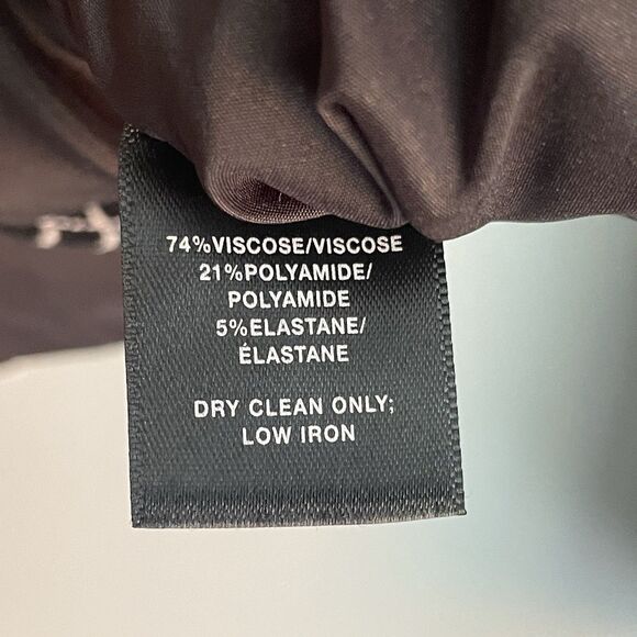 LAFAYETTE 148 Striped Blazer Sz 4 Devin Asymmetric Button Front Black Jacket - Picture 9 of 15